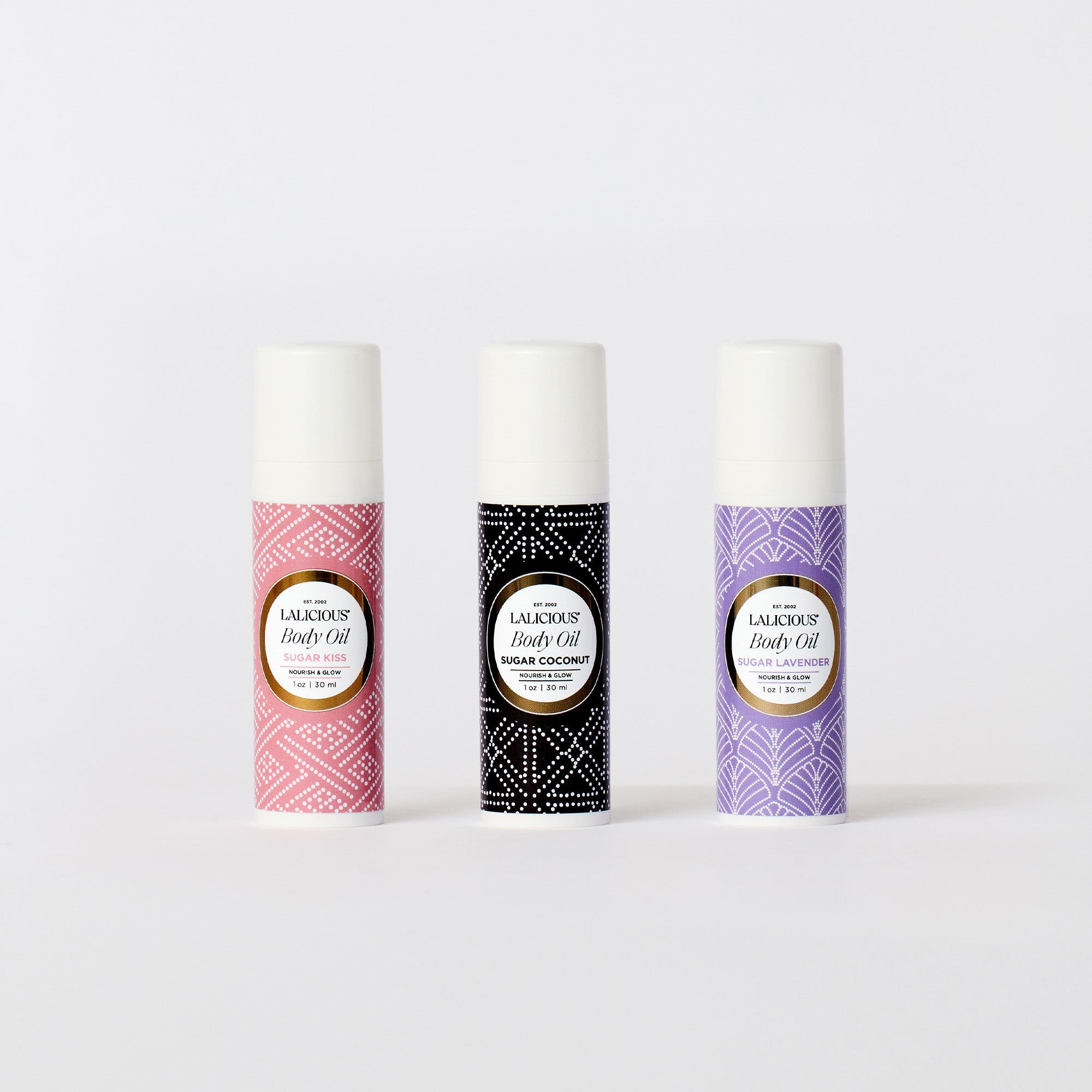 Body Oil Trio:Sugar Kiss, Sugar Coconut, Sugar Lavender LALICIOUS