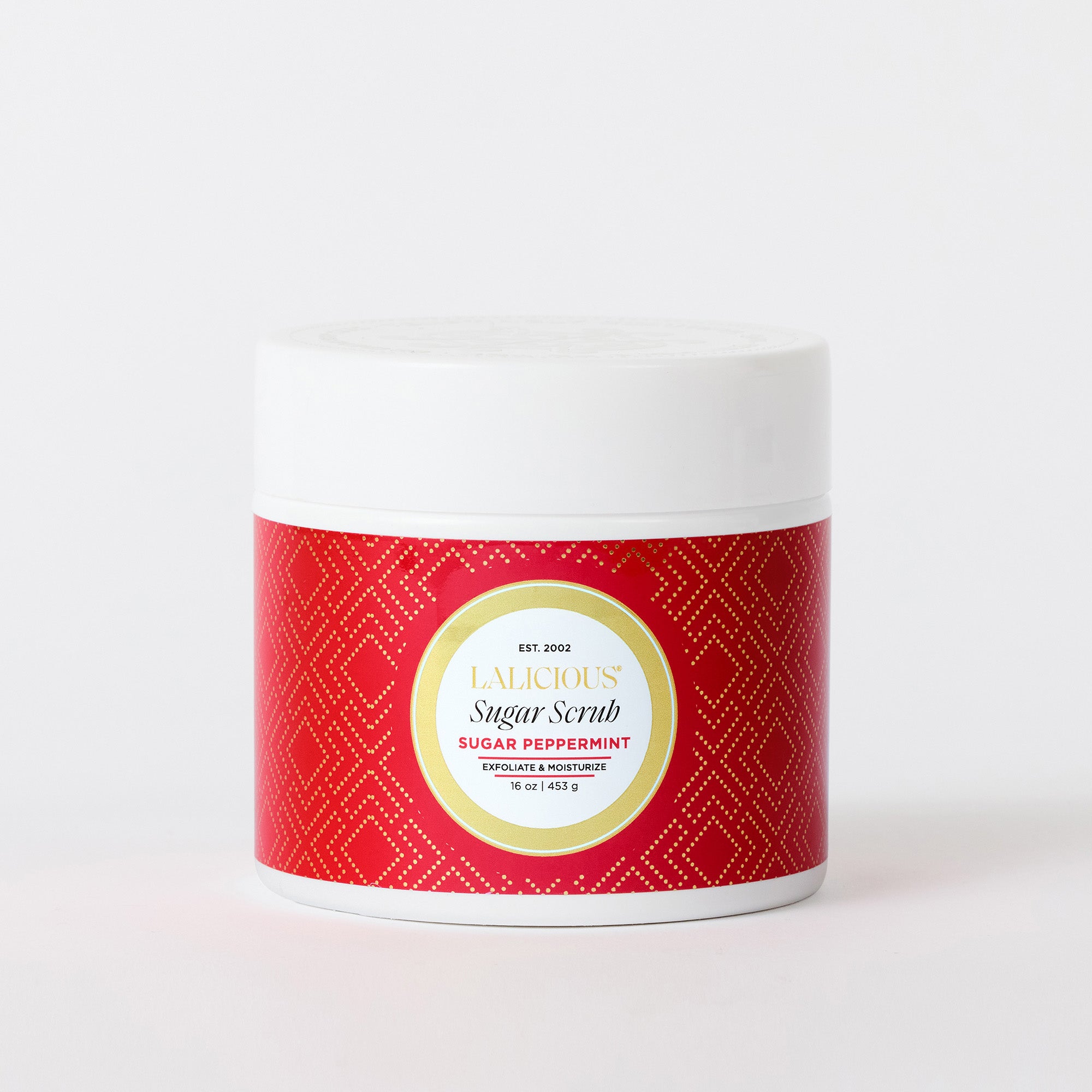 Sugar Peppermint Sugar Scrub with cap-LALICIOUS