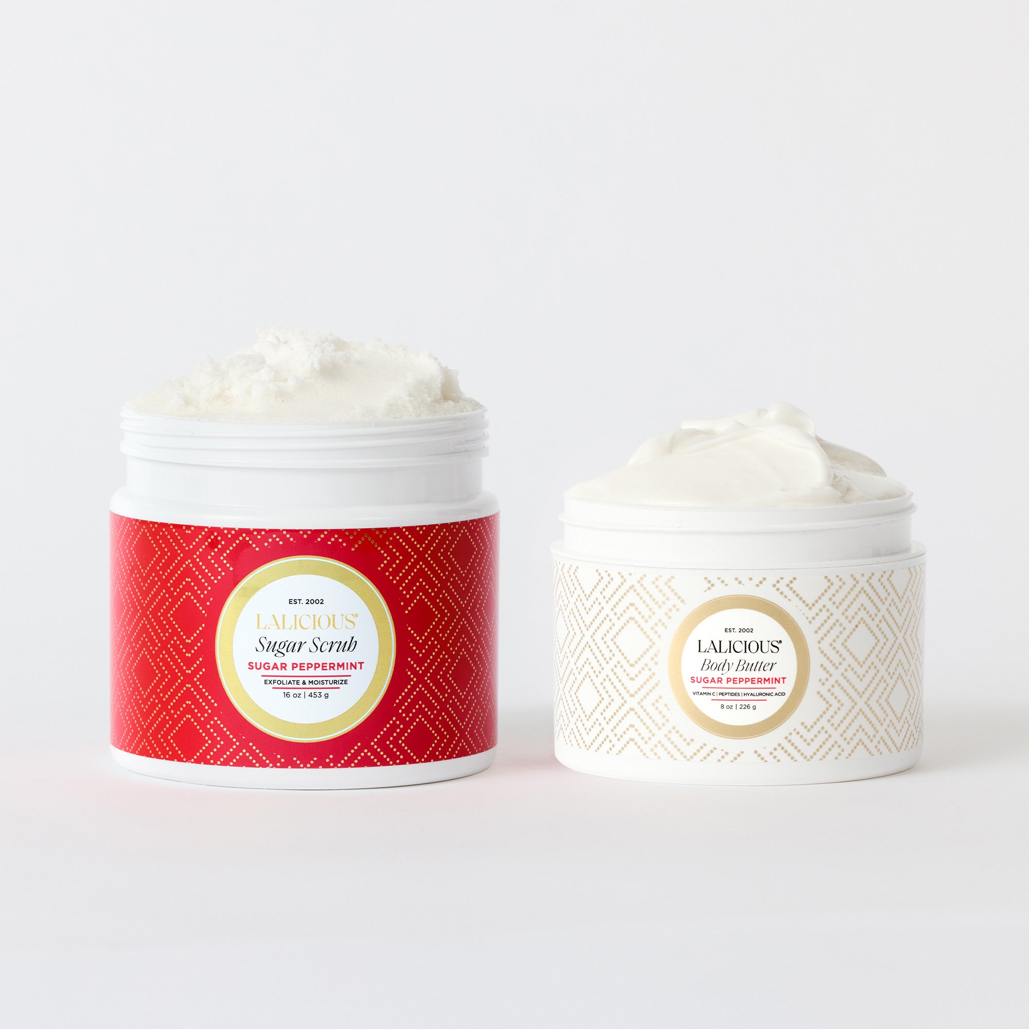 Peppermint Duo- Sugar Scrub & Body Butter LALICIOUS