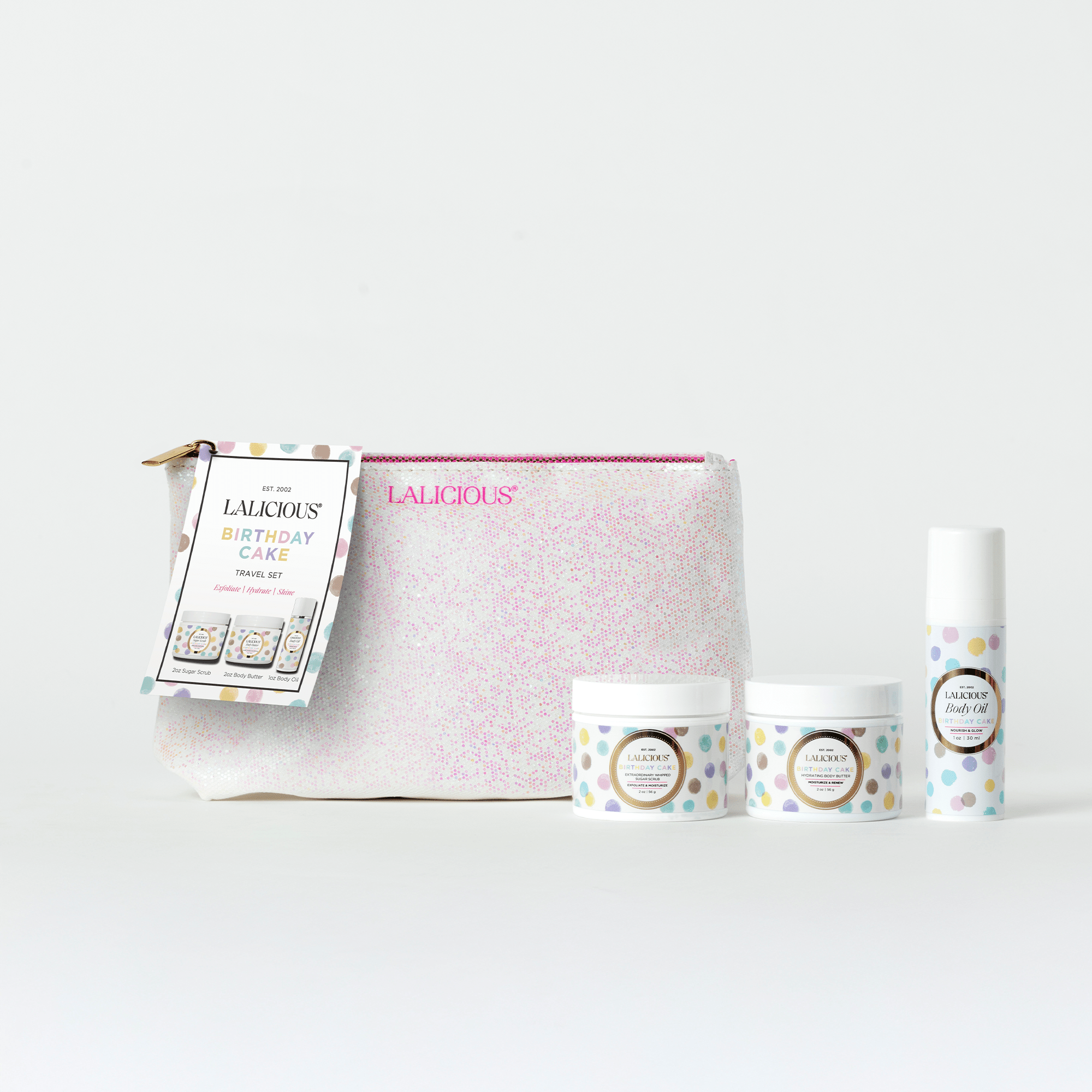 The Celebration Travel Set - LALICIOUS