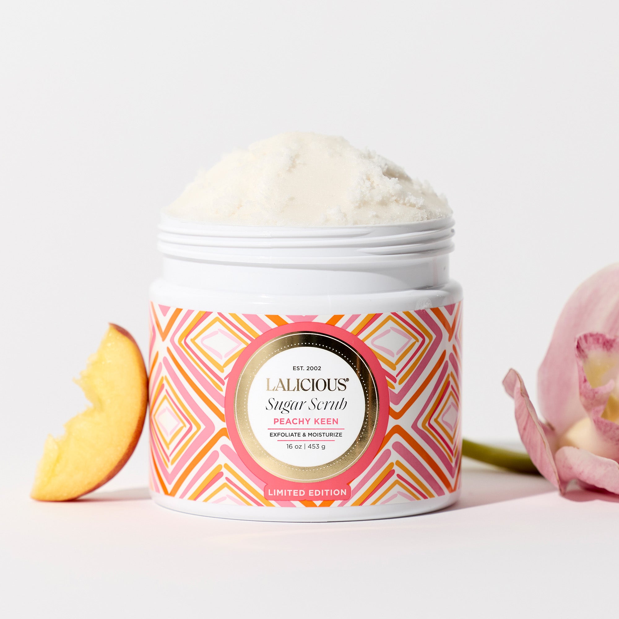 Peachy Keen Sugar Scrub - LALICIOUS